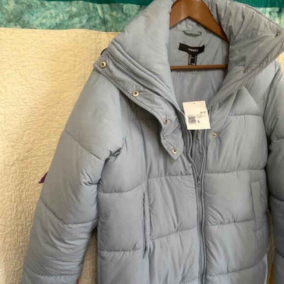 Forever 21 Long Coat Woman's Size  Small - Picture 2 of 8